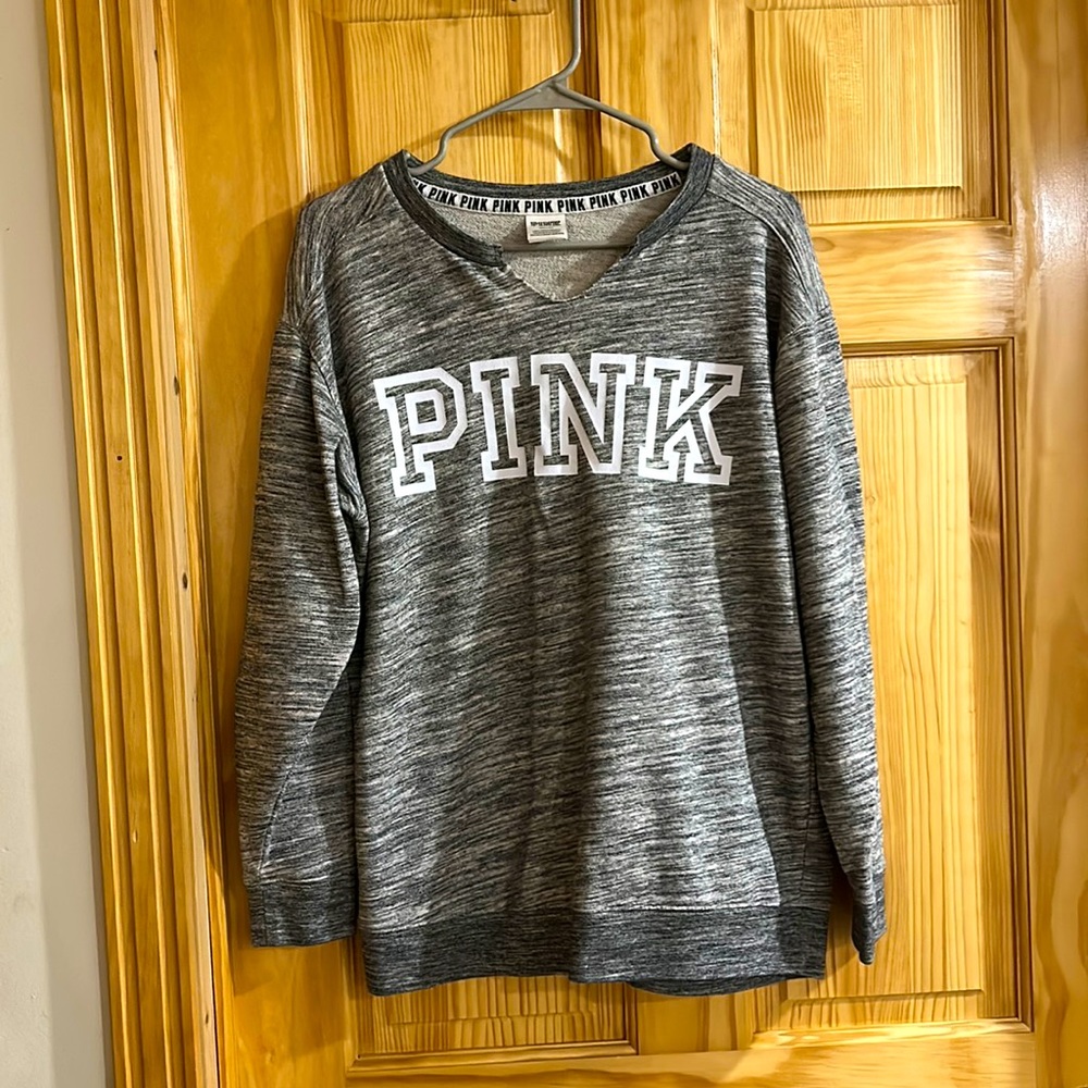 pink sweatshirt